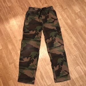 Wonder Nation Camo pull-up pants size 8 Boys